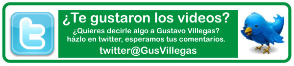 Gustavo Villegas en twitter